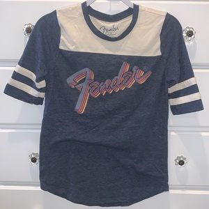 Lucky Brand graphic tee “Fender” size Small like brand new